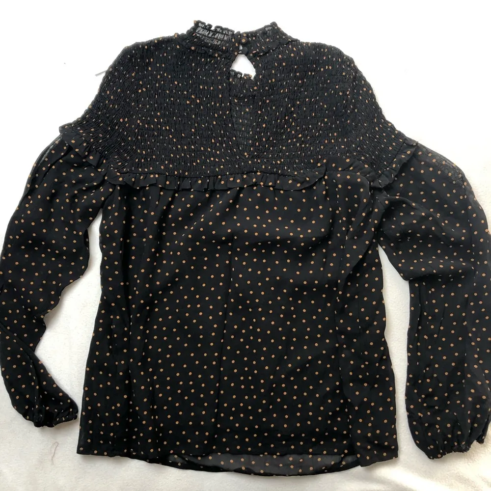 Sanctuary Bria Smocked Blouse Polka Dot NWT - Image 6