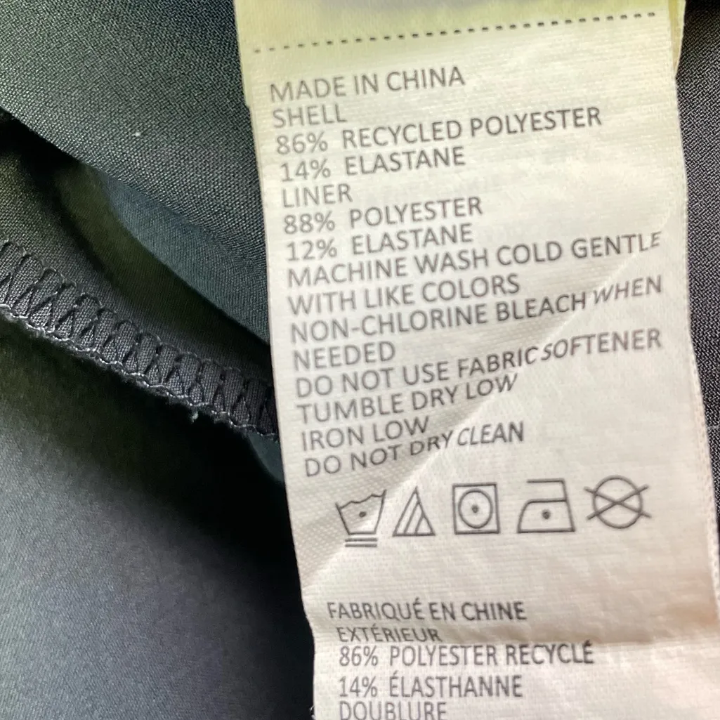 Prana Lena Gray Skort Womens Size 12 Hiking Stretch Pockets Outdoor Pockets - Image 10