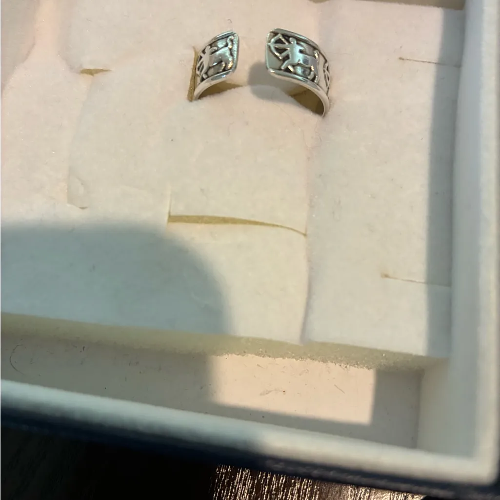 Sterling Silver Sagittarius Motif Ring - Image 2