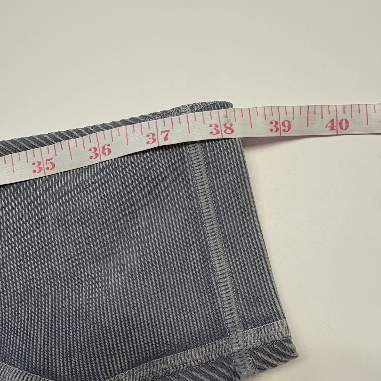 Lululemon Wunder Under High Rise Tight Snow Washed Luna 28"‎ Ribbed Yoga Size 8 - Image 11