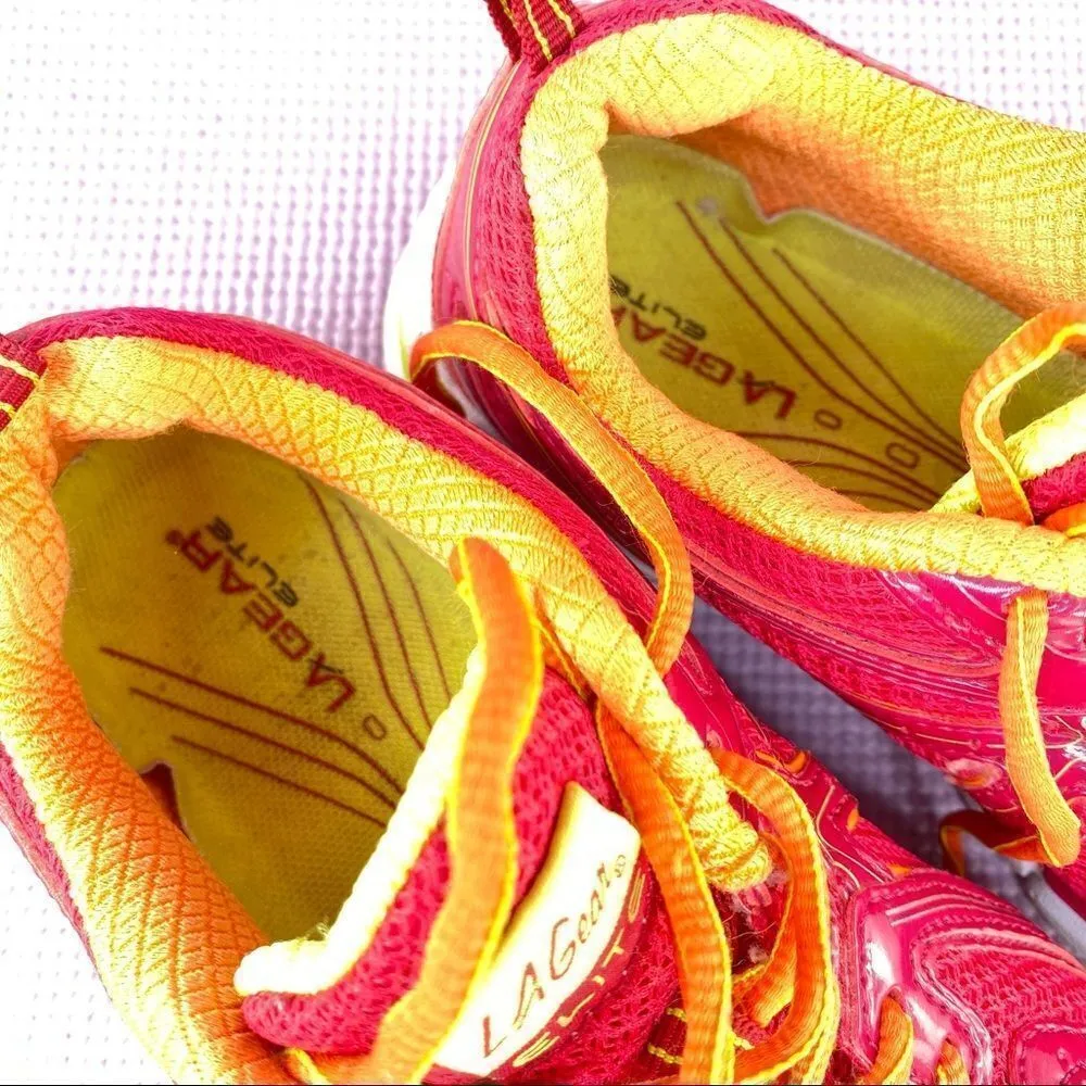 L.A. Gear Pursuit Running Shoes Fuchsia Orange Size 7 LA14R032A - Image 10
