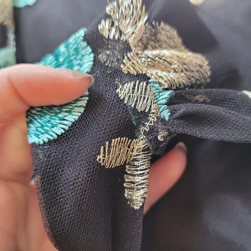 Trina Trina Turk Cian Scalloped Edge Embroidered Dress - Image 10