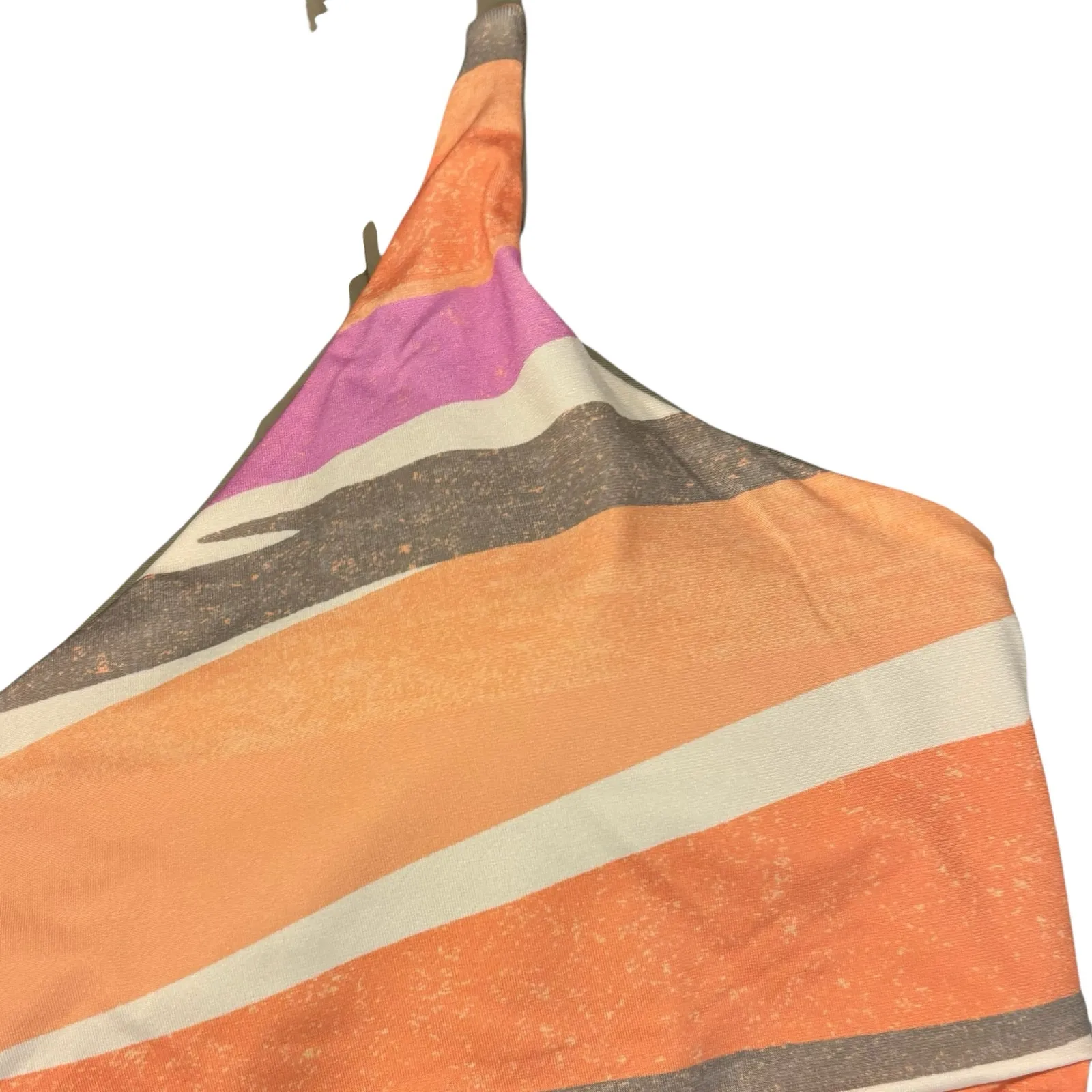 NWT PRANA Willow Falls Reversible Swim Top, Size S, Purple, Orange, Green - Image 5