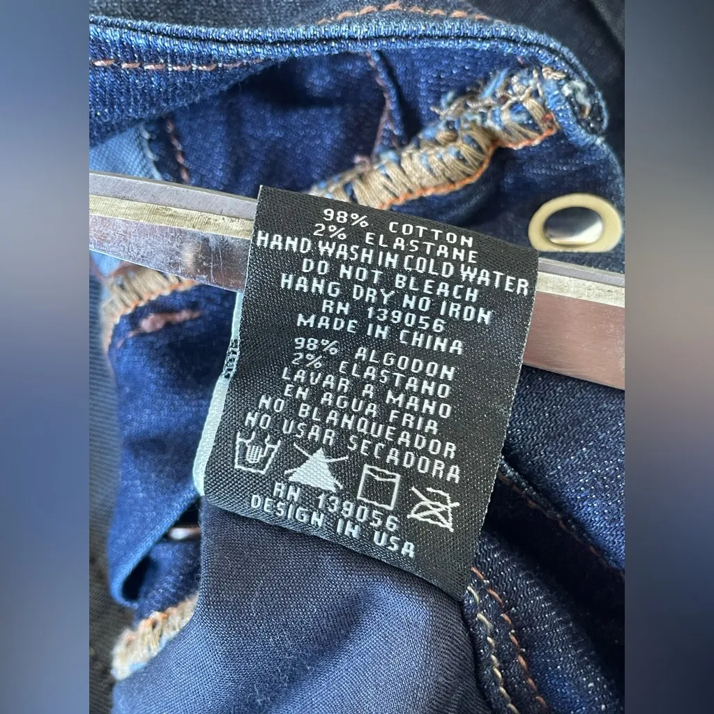 Grace Denim Blue Women's Overalls Size M - Image 13