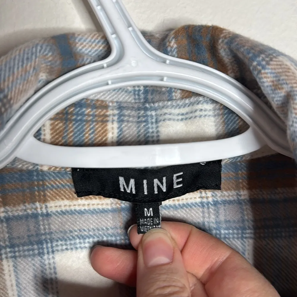 Mine Plaid flannel button - Image 8