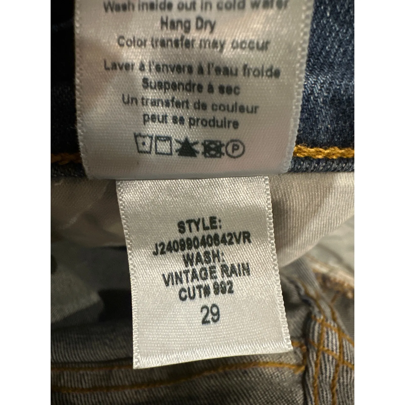 Veronica Beard Ryleigh Ankle High Rise Slim Jeans Vintage Rain Size 29 Blue - Image 6