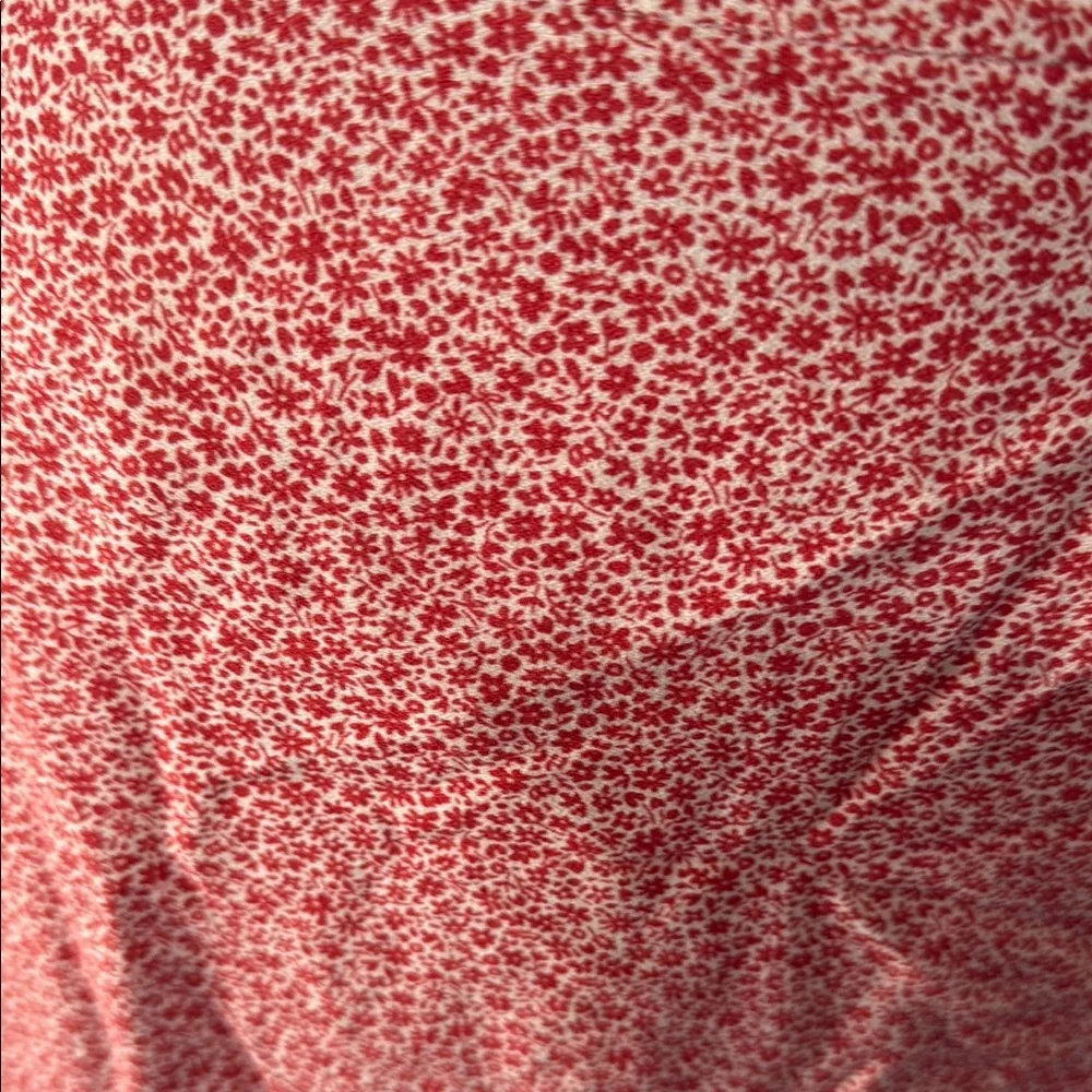 Abercrombie & Fitch red Mini A-Line Skirt Set top size S bottom size M - Image 3