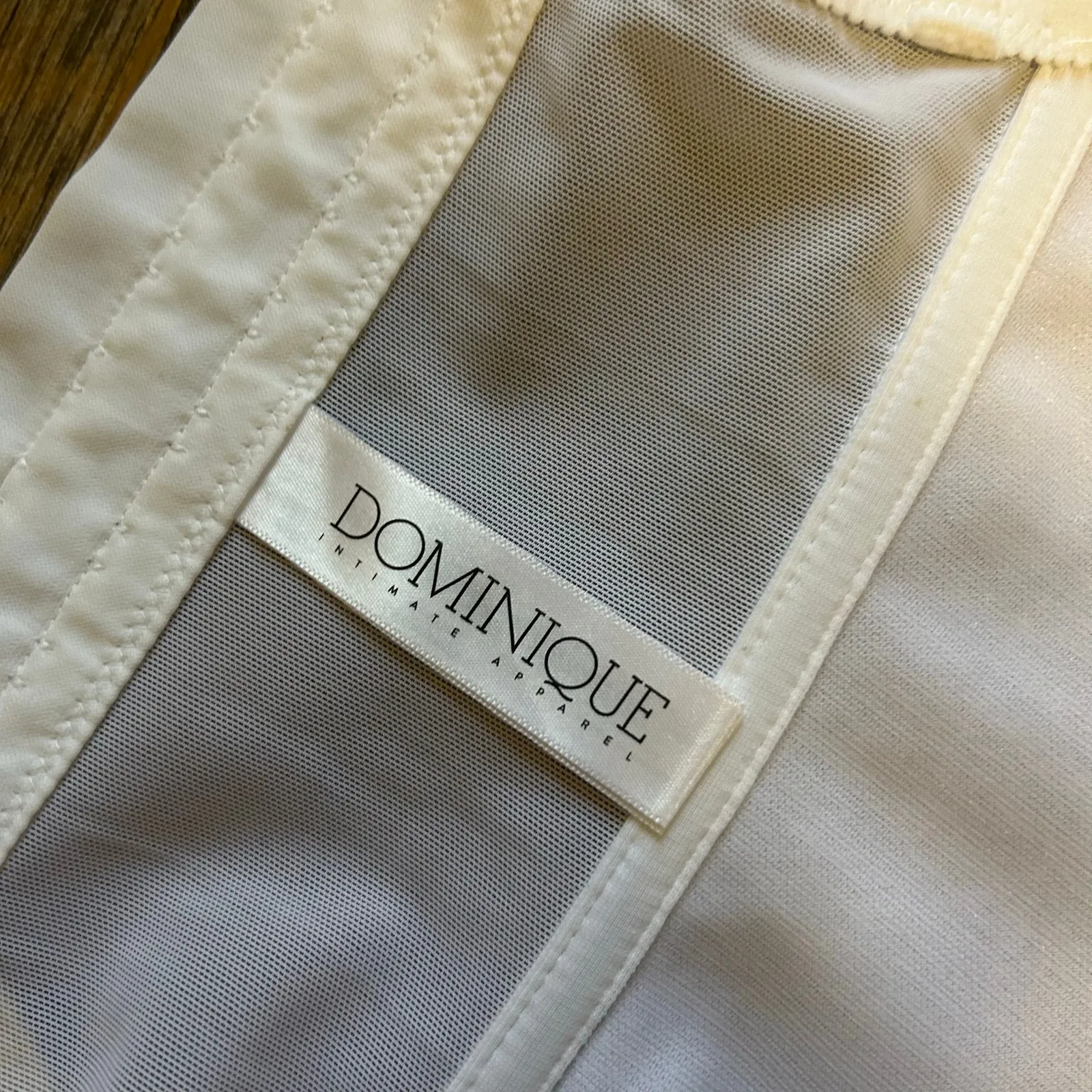 Dominique WHITE Juliette Strapless Longline Corset Size US 36D Barbed Underwire - Image 8