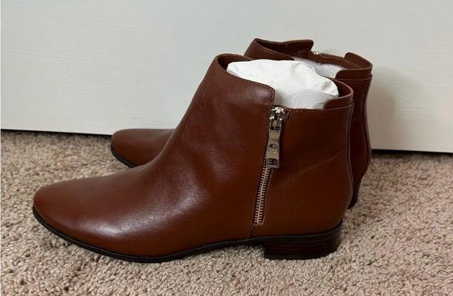 Marc Fisher Brown Geri Ankle Booties sz 11 NEW - Image 2