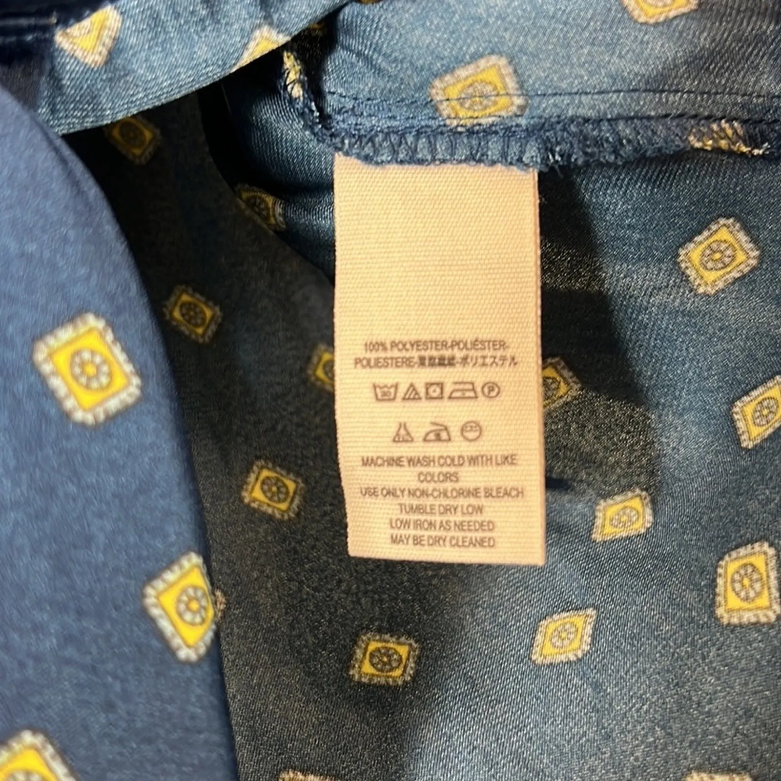 Free People Starry Dreams Tie Front Top Womens S Blue Cottagecore French Girl - Image 10