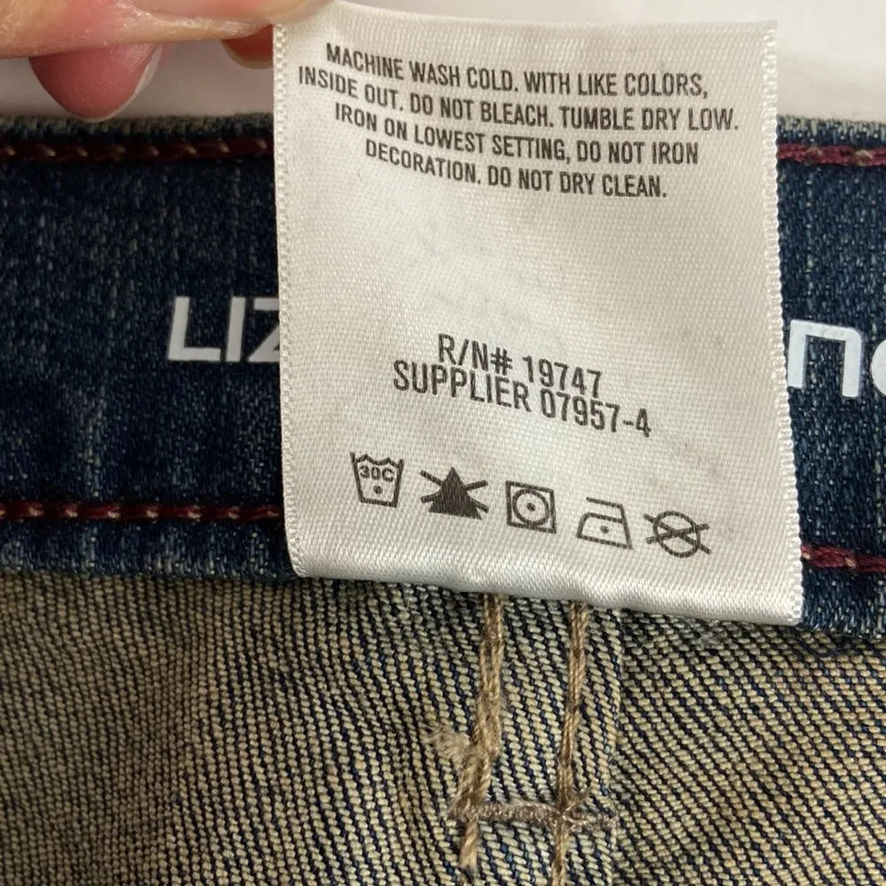 Liz Claiborne Women’s Boyfriend Skinny Denim Jeans Size 10 NWT RN19747 - Image 15