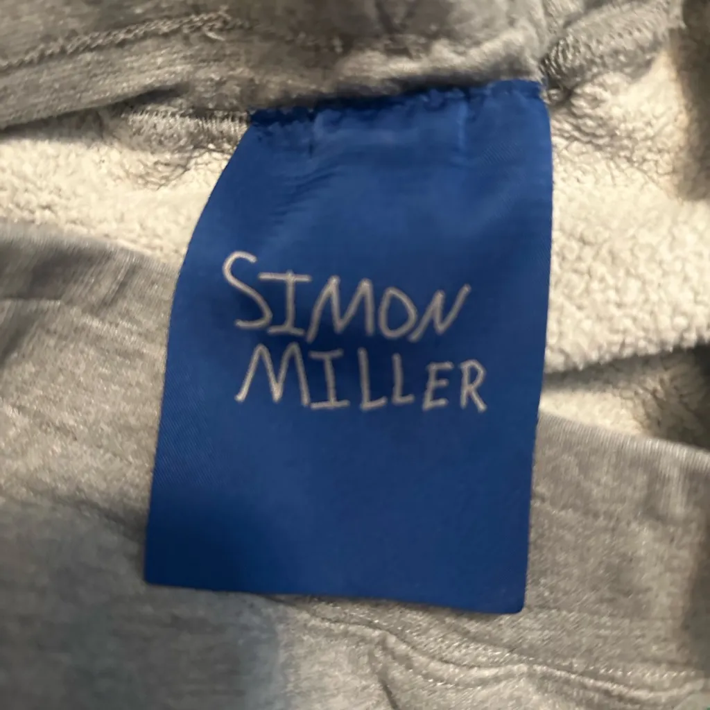 Simon Miller Grey Logo Sweatpants Gray - Image 4