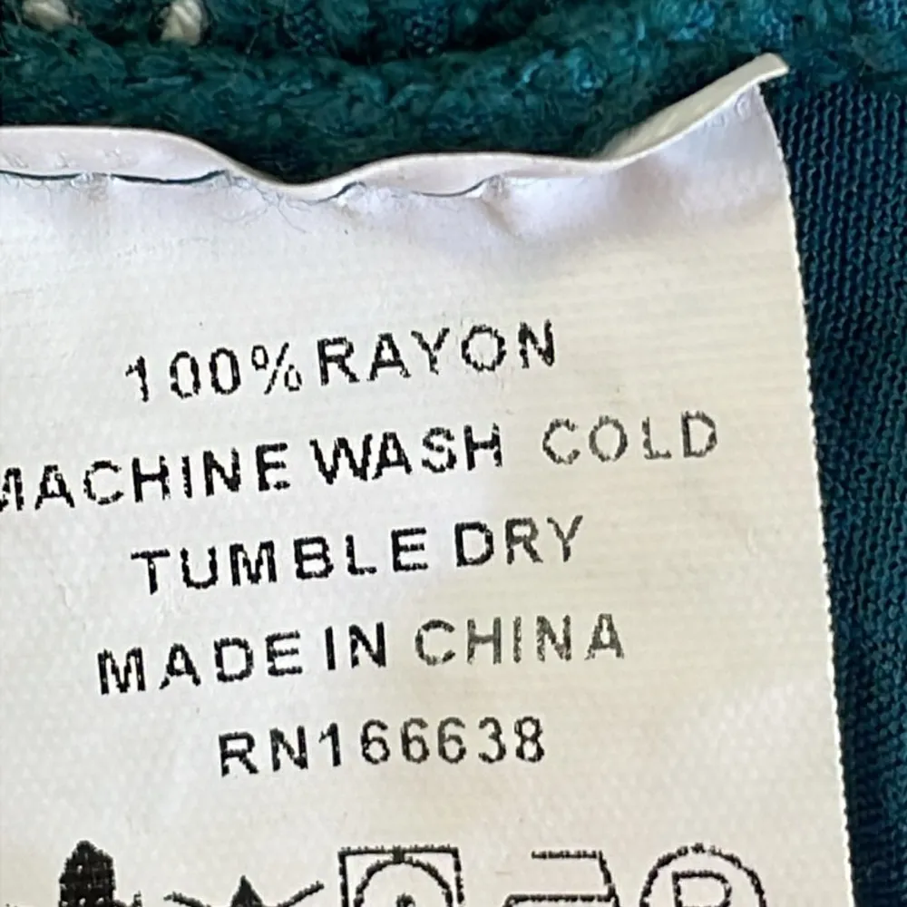 Anthropologie  Kindred Teal Embroidered Top - Image 7