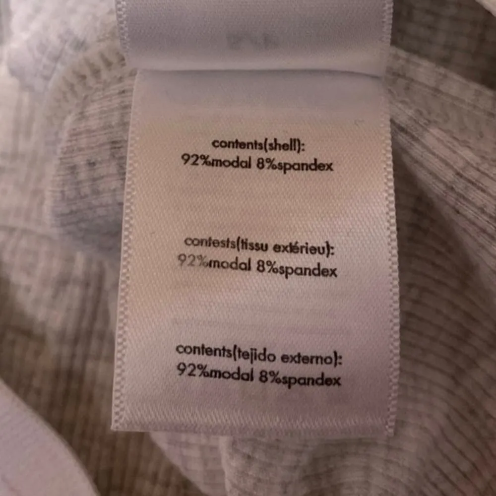 WeWoreWhat Women's Gray Rib Knit High Waist Button Boxer Lounge Sleep Shorts S - Image 5