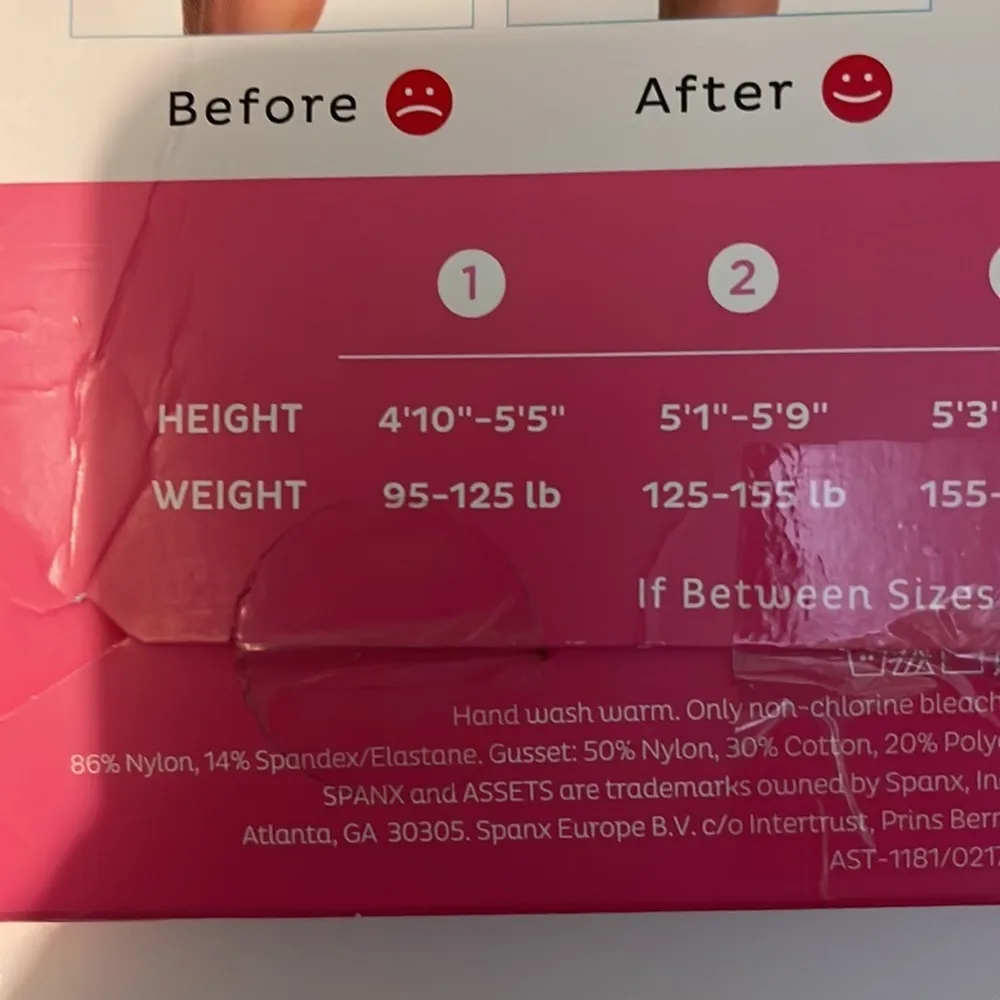 Assets By Spanx Shaping Sheers in Black Size 5 (Plus Sized) New in Package - Image 11