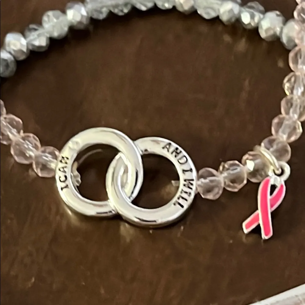 NEW Avon Silver and Pink Charm Bracelets - Image 2