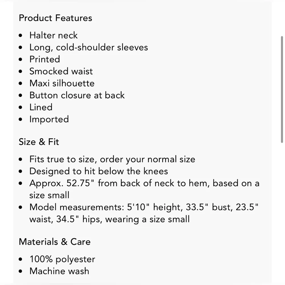 1.State Women's XL Smocked Waist Floral Halter Maxi Dress NEW *Flaw - Image 2