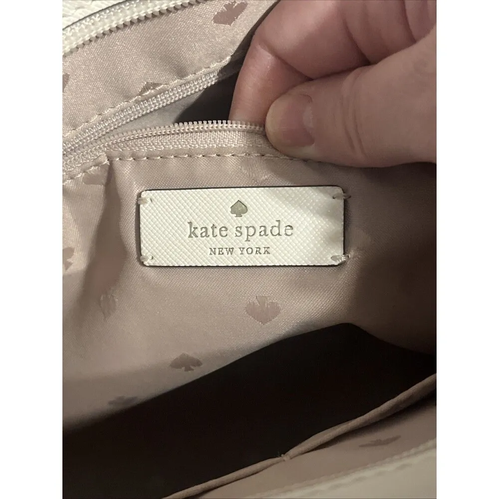 Kate Spade New York Schuyler Women's Cream Meringue Tote Bag Medium - Image 8