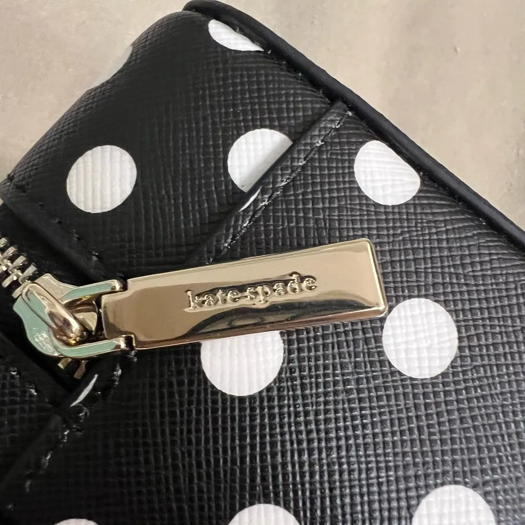 ♠️ Kate Spade New York Black & White Polka Dot Jewelry Case / Travel Box ♠️ - Image 9