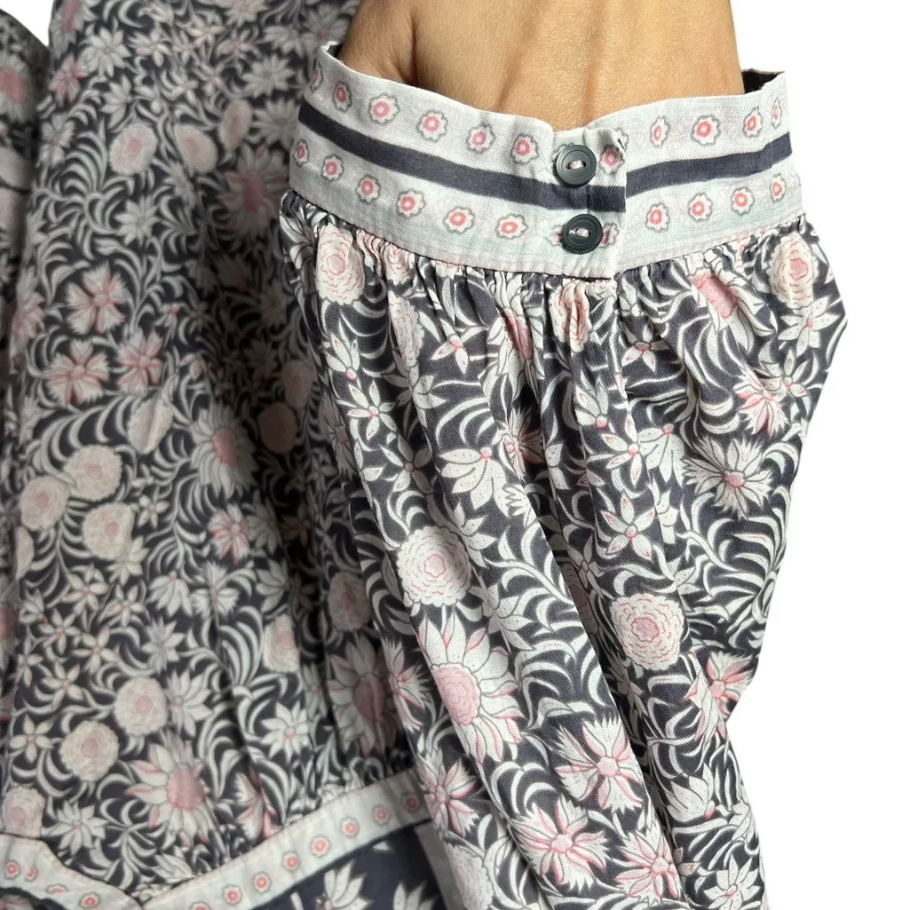 Rebecca Taylor oversized women’s La vie Floral Print Top size small - Image 2