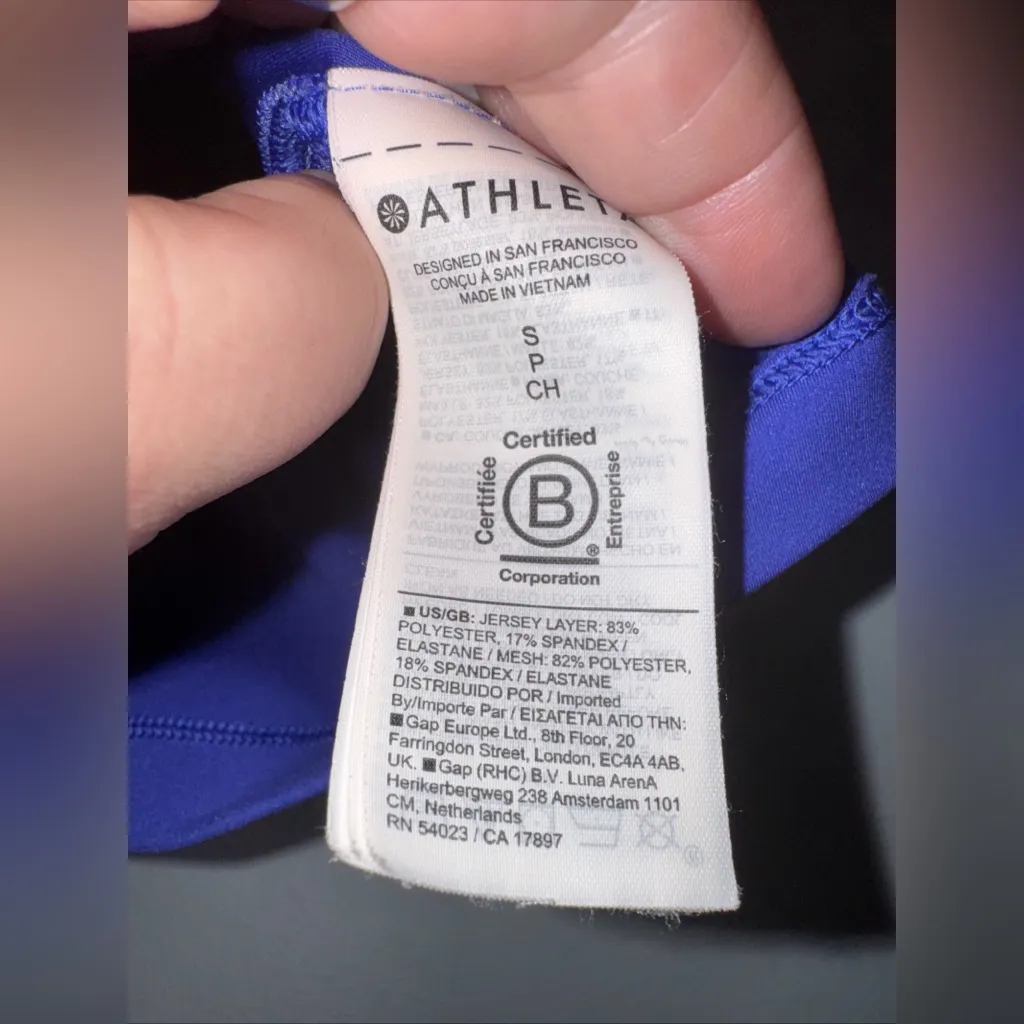 Athleta Advantage Crop Tank Top Purple Size‎ S - Image 4