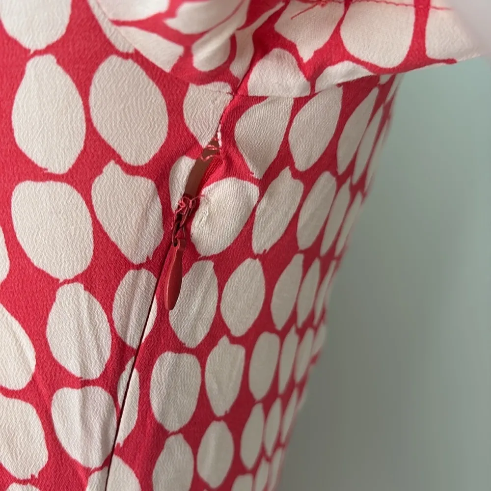 Boden Red and White Polka Dot Dress UK 8 US 4 - Image 5