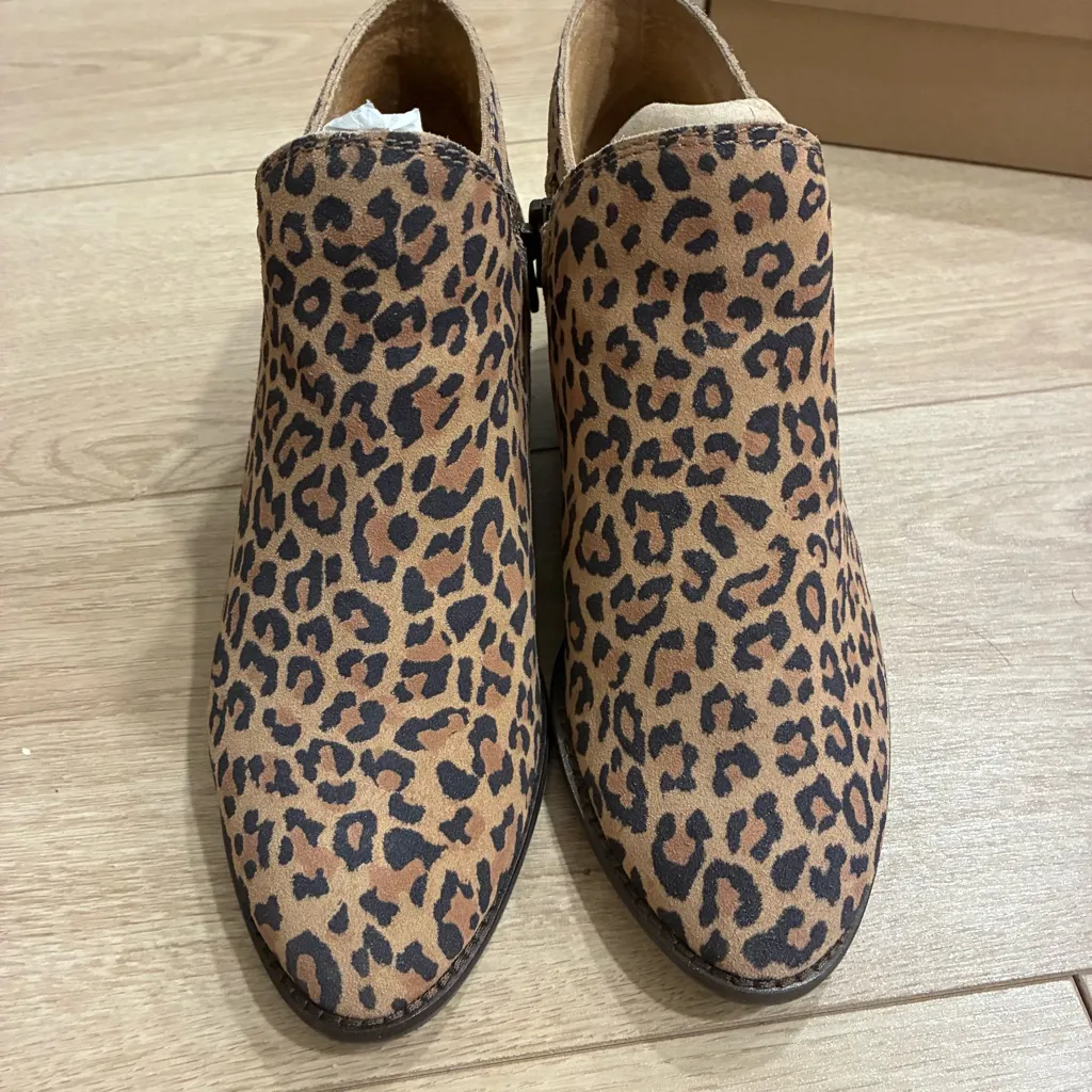 Lucky Brand Women’s Fhuna 2 Natural Multi Ankle Bootie Cheetah Leopard Size 8.5 - Image 4