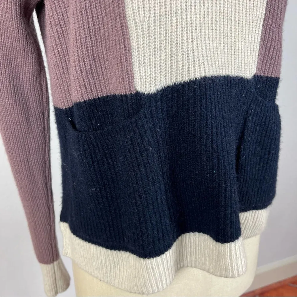 Madewell Glenbrook Half-Zip Pullover Sweater in Colorblock - Image 7