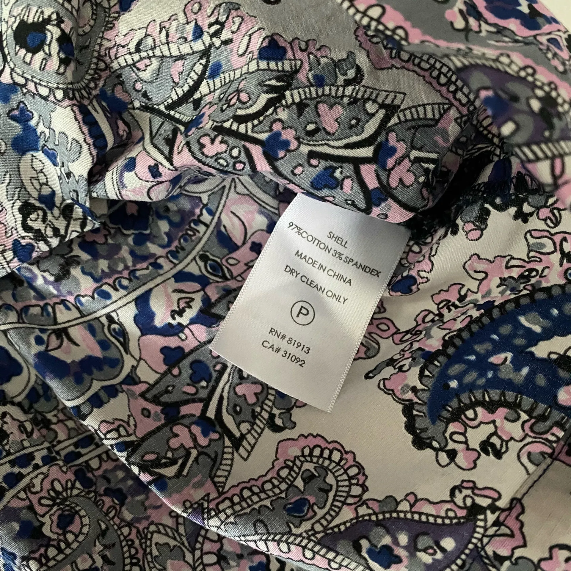 Paisley Button Up Ruffled Peplum Vest - Image 7