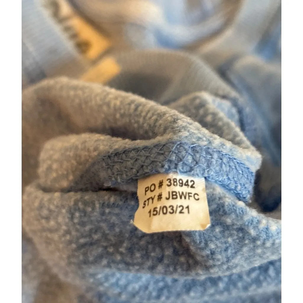 Womens Blue 84 TAOS New Mexico Blue Sweatshirt Pullover Distressed Size Large - Image 10