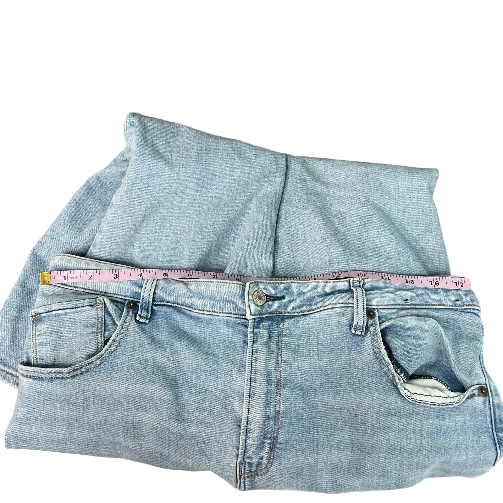 Abercrombie & Fitch The Supper Skinny Ankle High Rise Distressed Womens Jeans 34 - Image 12