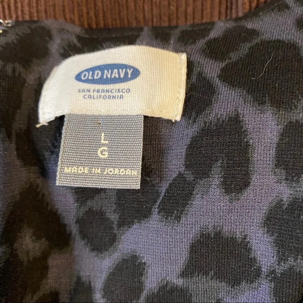 Old Navy || Black/leopard print dress - Image 4