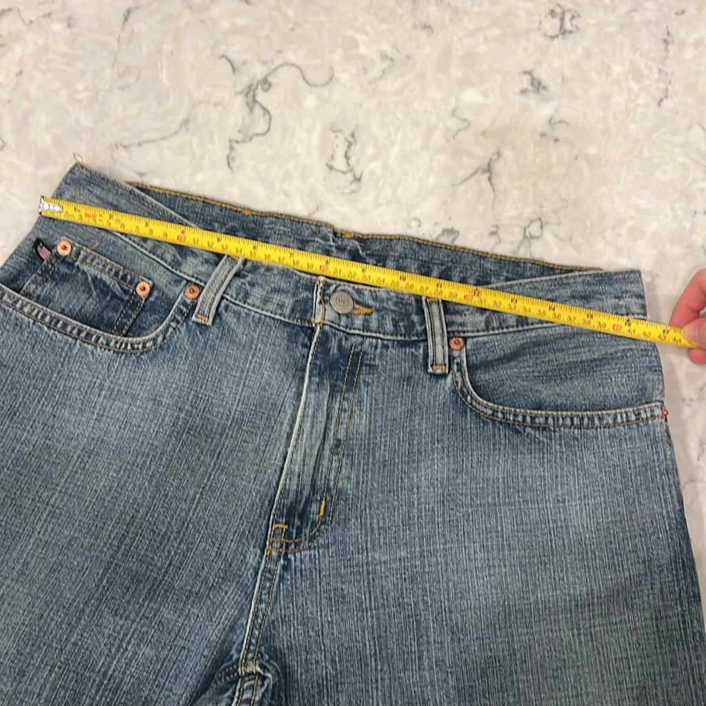 Polo Ralph Lauren Vintage 90's/Y2K Mid-Rise Saturday Cropped Jeans, 8 - Image 11