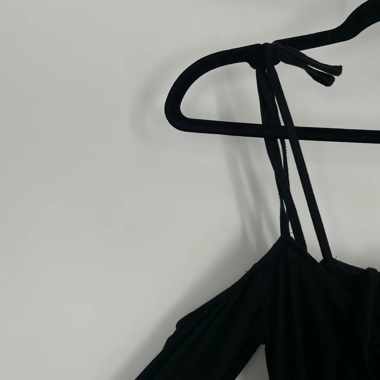 Dolls Kill Women's Black Asymmetrical Handkerchief Ruched Mini Dress Size XXS‎ - Image 5