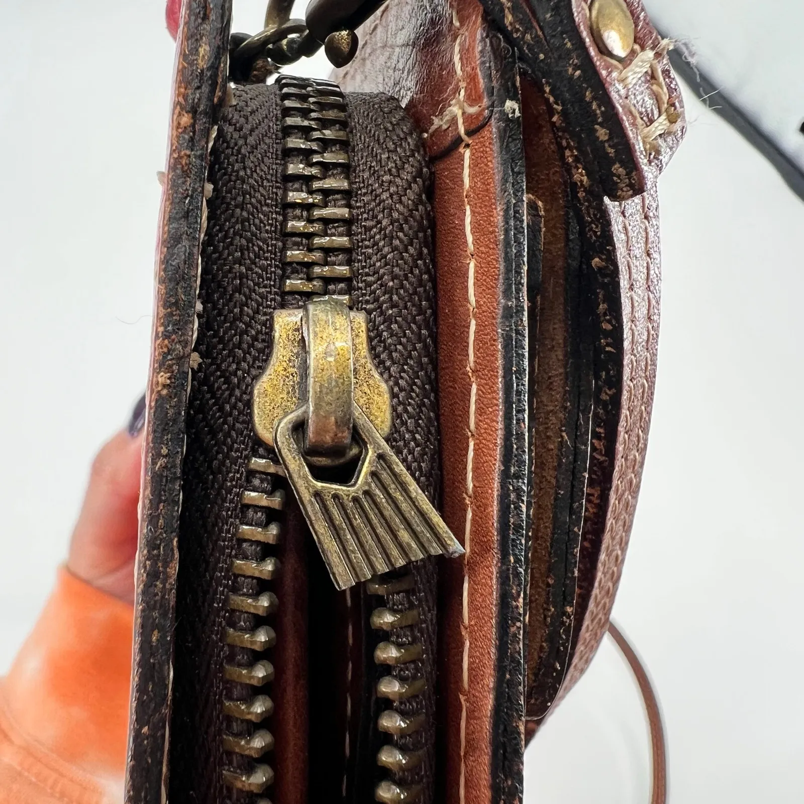 Patricia Nash Azario Crossbody Organizer Wallet floral crossbody leather bag - Image 13