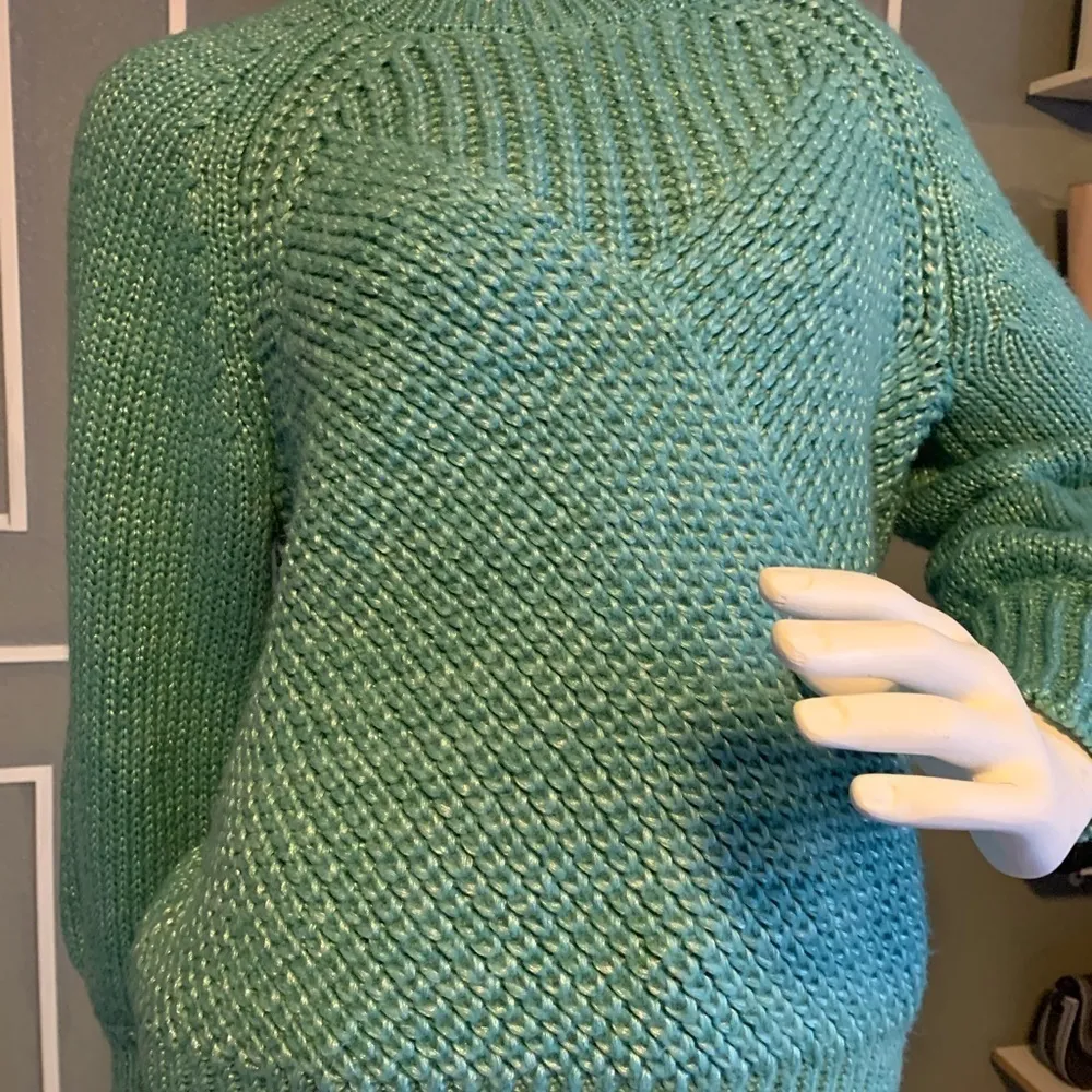 Worthington green/teal color loose sweater - Image 3