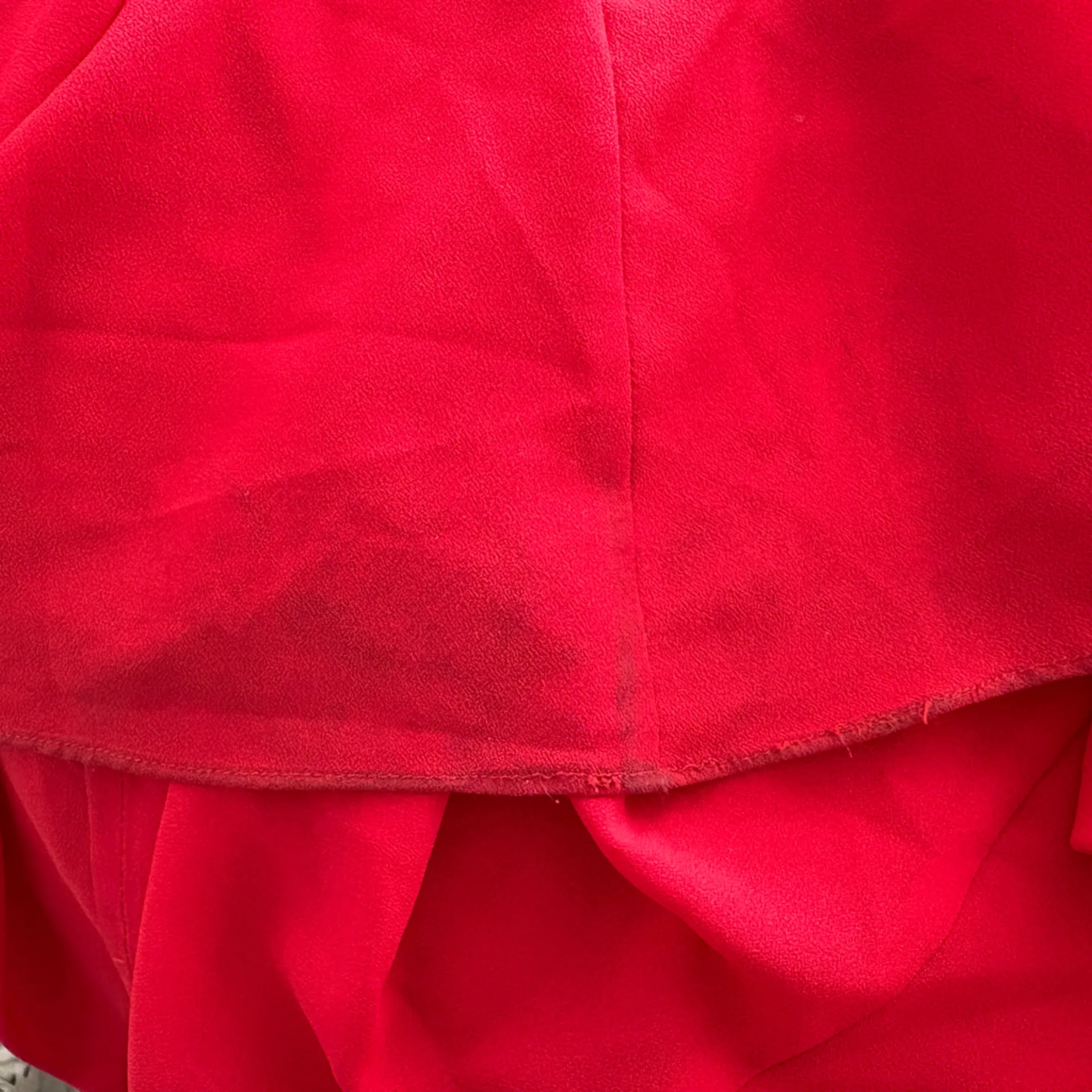 Badgley Mischka Red Floor Length Dress - Image 11