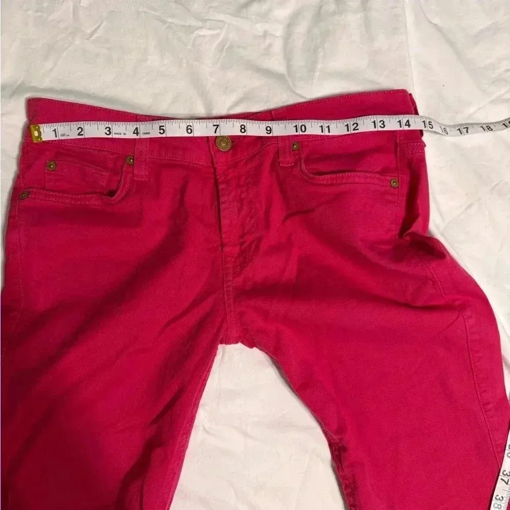 7 seven for all man kind hot pink woman’s jeans 30 - Image 7