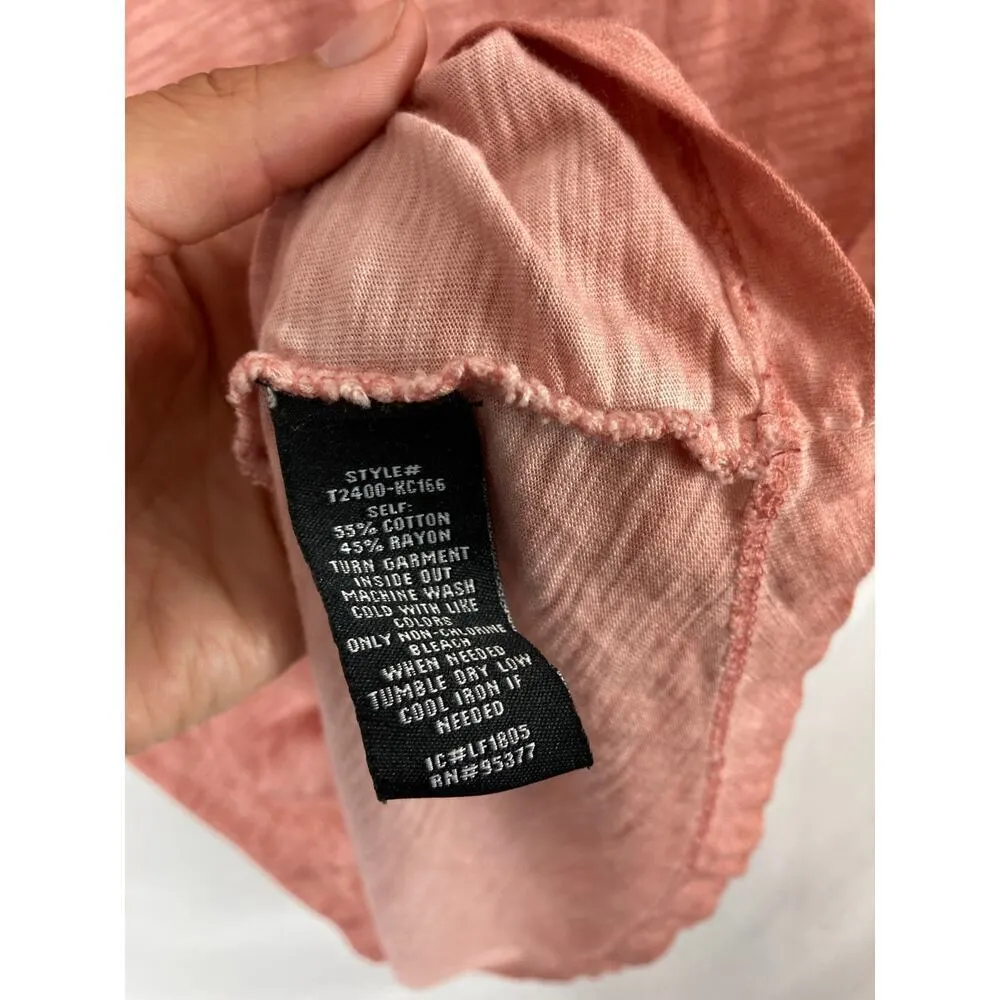 SANCTUARY Twist Sleeve V-Neck Short Sleeve T-Shirt - Image 6