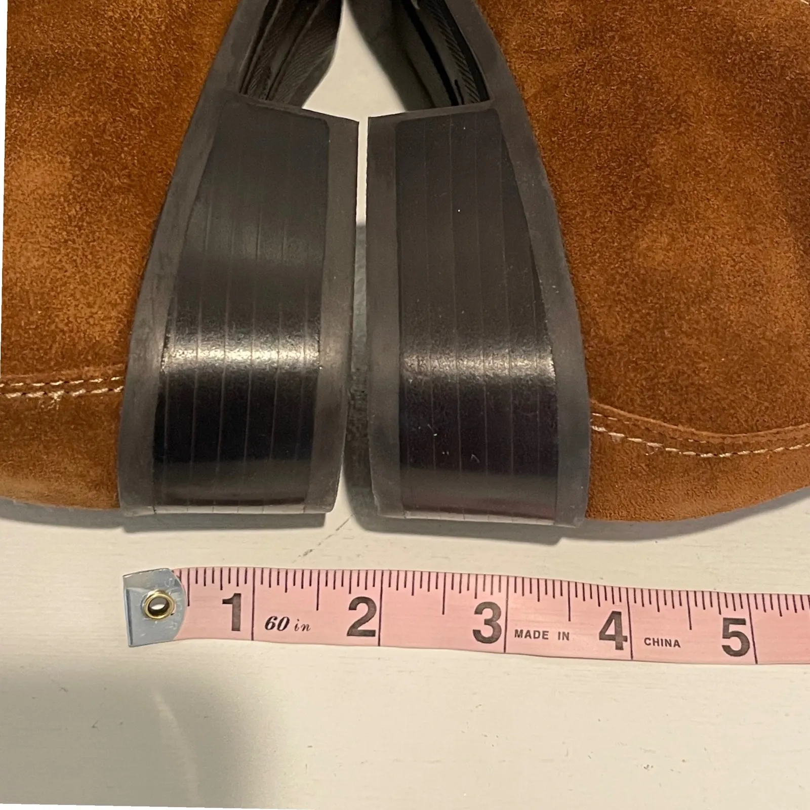 Markon Womens Whiskey Principe Ankle Boots Size 8M Buckle Suede NIB Brown - Image 5