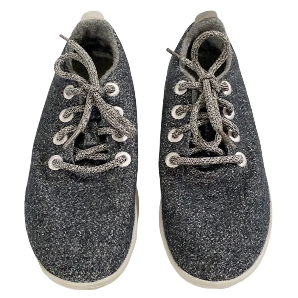 Allbirds women’s wool runners in natural grey with light grey sole size 7 - Image 45