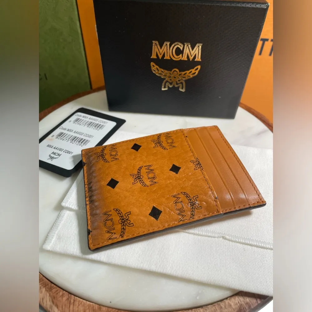 MCM Card Case in Visetos Original - NIB - Full Set | Gorgeous Giftable Condition - Image 8