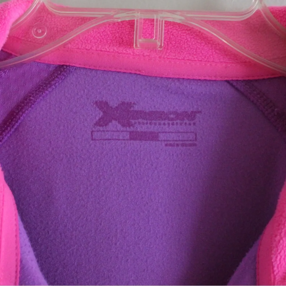 Xersion Activewear Purple Fleece Jacket - Image 5