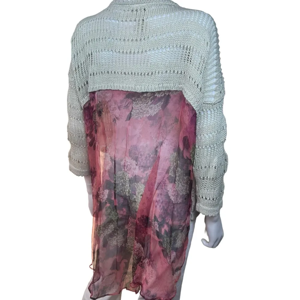 Aratta Silent Journey Bohemian Sweater Top Size L - Image 6