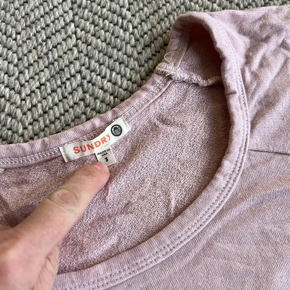 Sundry Long Sleeve sweatshirt with Star and Heart Accents - Image 2