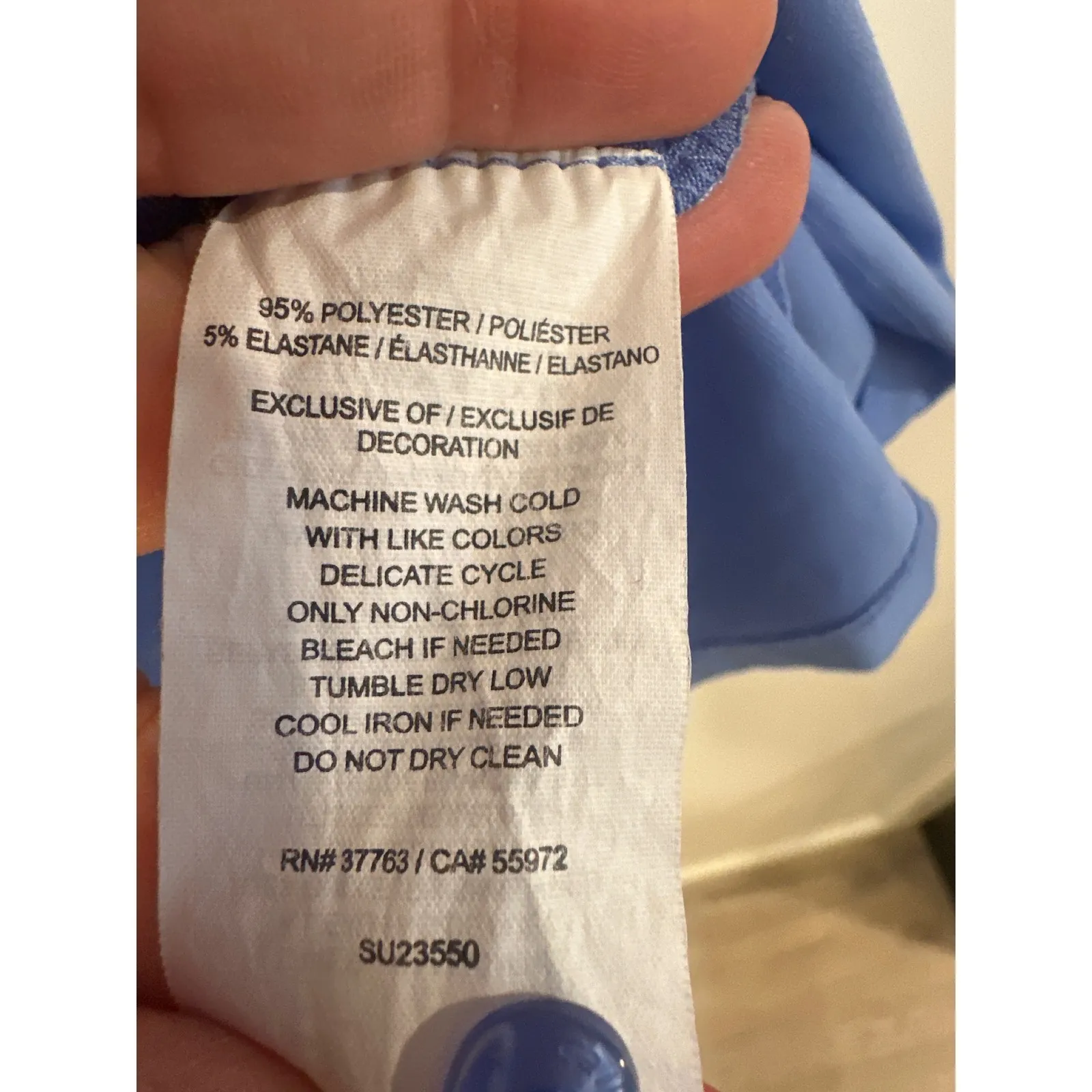 Callaway Women's Golf Polo Shirt Blue XXL Opti-Dri Performance Short Sleeve - Image 8