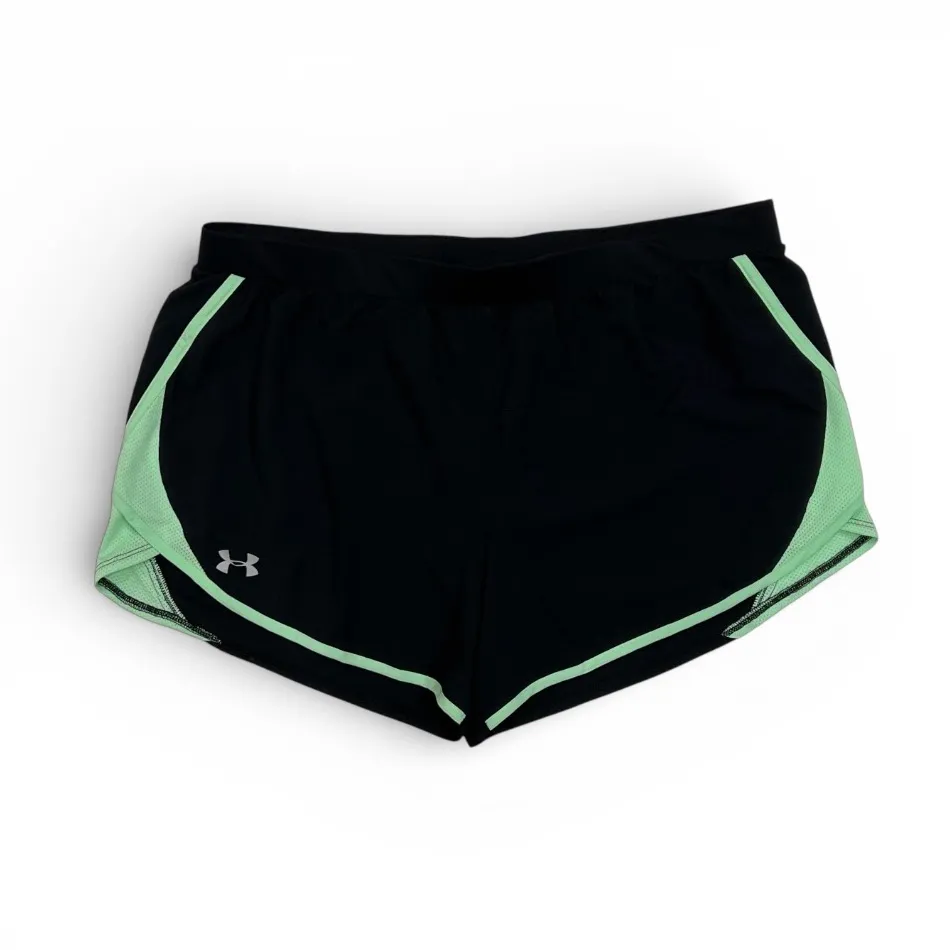 Under Armour Mint and Black Shirt and Shorts Set Size XL - Image 7