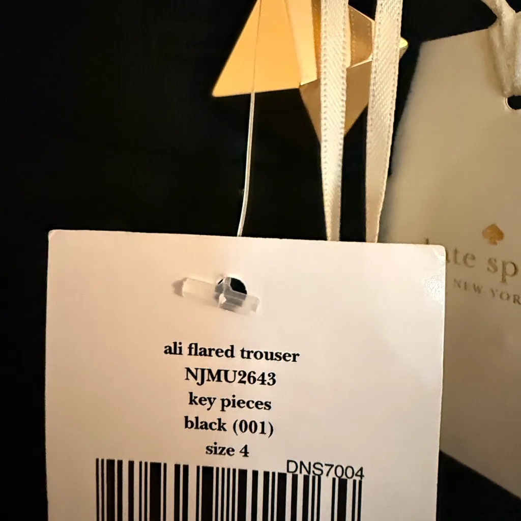 Kate Spade Classic Black Flare Pants - Image 6