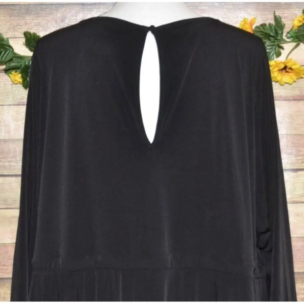 NWT Torrid Black Studio Knit Keyhole Skater Dress Fit N Flare Plus Size 4X - Image 8