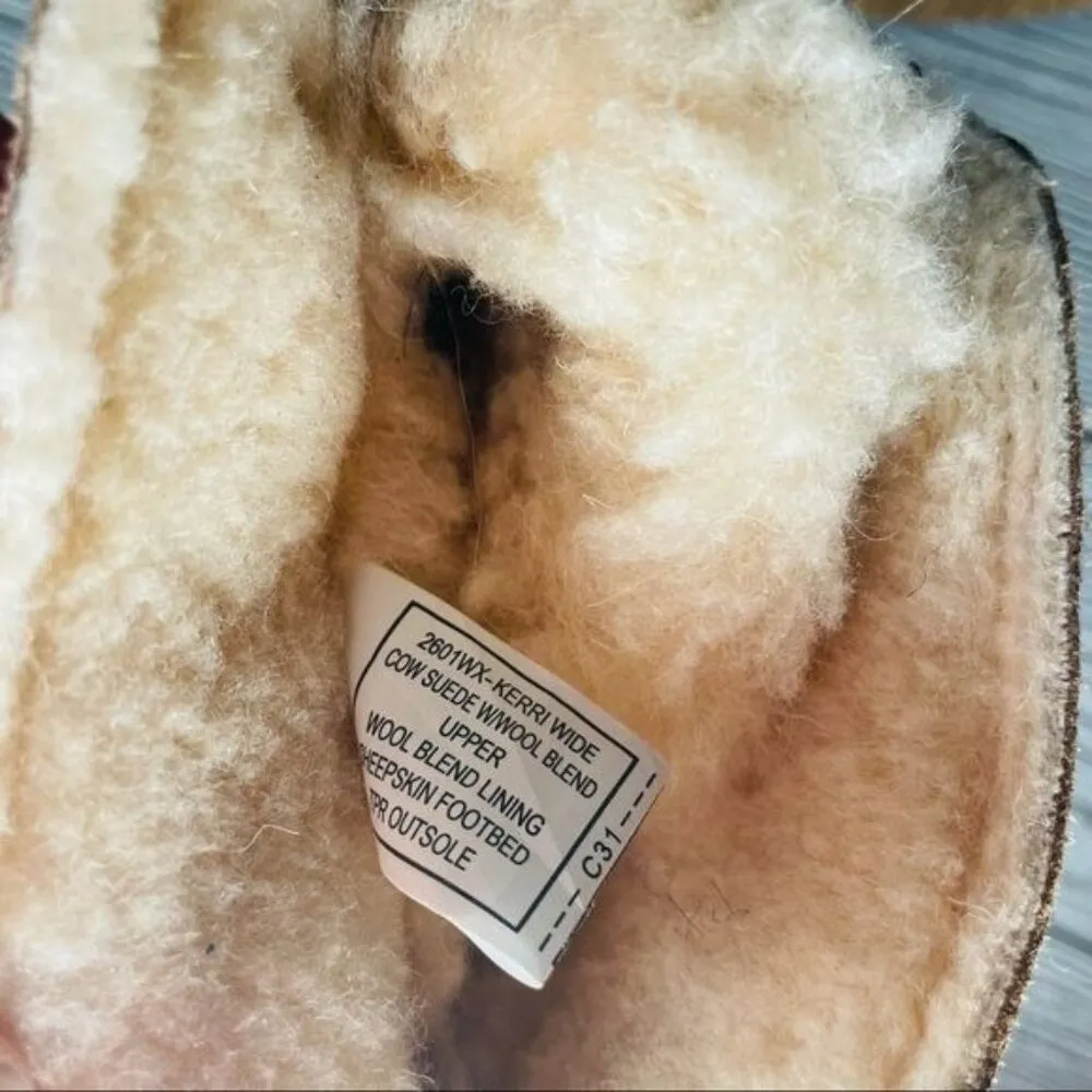 Bearpaw Kerri Suede Lace-up Boots shoes NeverWet suede wide 7 brown winter - Image 7